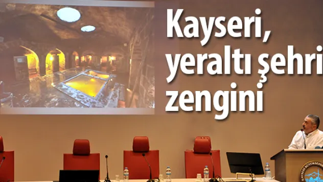 Kayseri, yer altı şehri zengini