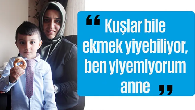4 yaşındaki çölyak hastası Ahmet diyetle yaşama tutunuyor