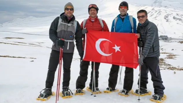 Himalayalar yolcusu gaziler Erciyes Dağı'ndaydı