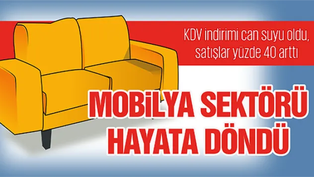 MOBİLYA SEKTÖRÜ HAYATA DÖNDÜ