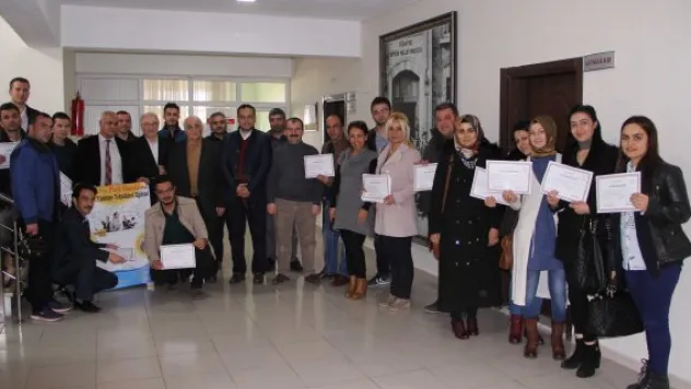 Öğretmenlere proje hazırlama eğitimi verildi