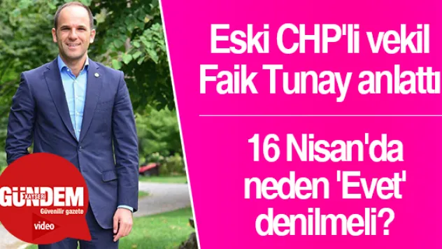 16 Nisan'da neden 'Evet' denilmeli?