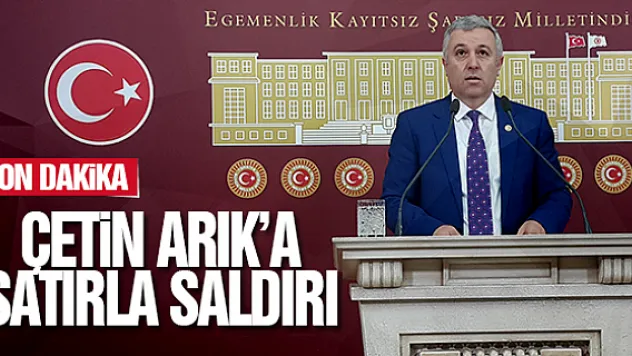 ÇETiN ARIK'A SATIRLA SALDIRI