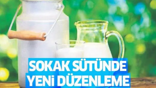 Çiğ süt satışına yeni düzenleme