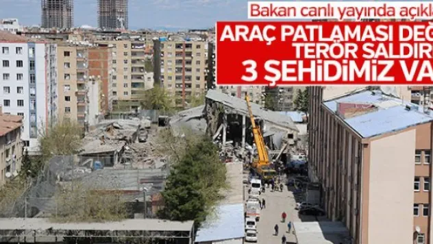 İçişleri Bakanı: Diyarbakır'daki patlama terör saldırısı