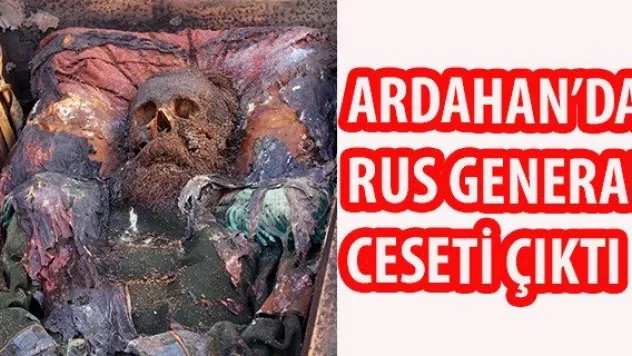 İnşaat kazısında Rus komutana ait mezar çıktı, çalışmalar durduruldu