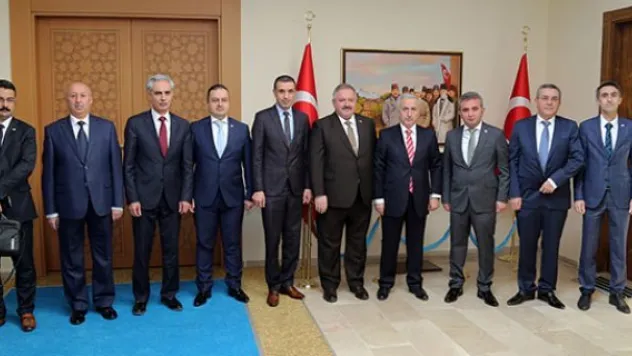 OSB heyeti Kamçı ve Çelik'i ziyaret etti