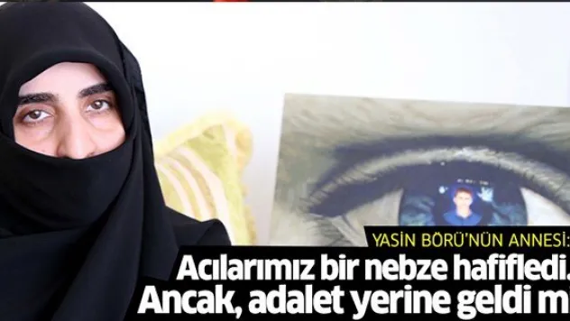 Yasin Börü'nün annesi: Bu ceza acılarımızı bir nebze hafifletti