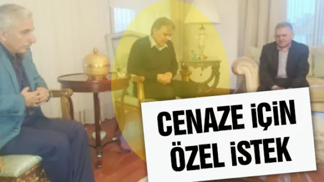 Çelenk yerine bağış yapılması istendi