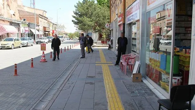 İncesu'da görme engellilere kolaylık