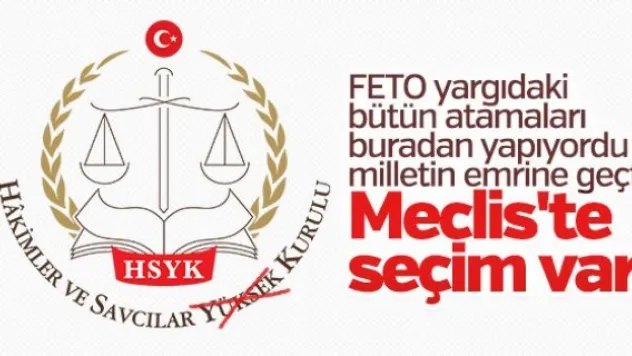 Meclis'te HSK'ya atamalar ele alınacak