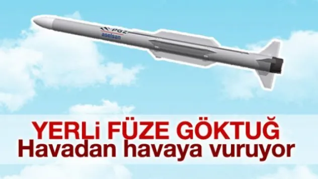 Yerli hava füzesi Göktuğ