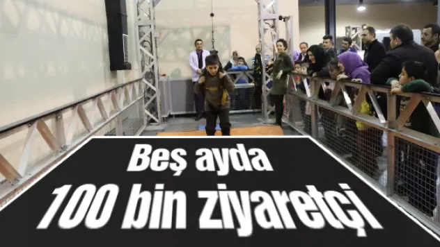 Beş ayda 100 bin ziyaretçi