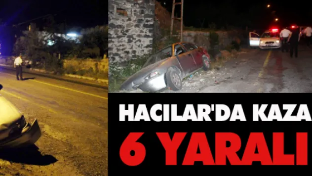 Otomobil şarampole düştü: 6 yaralı