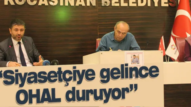 'Siyasetçiye gelince OHAL duruyor'