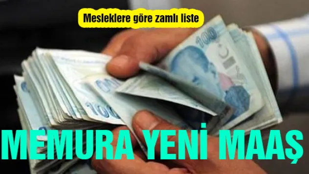 Temmuz ayında memura yeni maaş