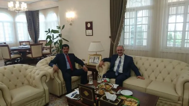 Başkan Gülcüoğlu Katar Ankara Büyükelçisini ziyaret etti
