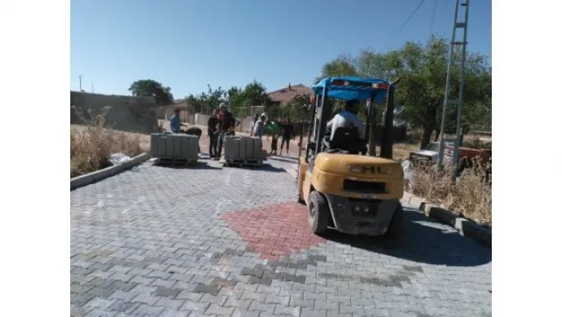 Develi'de parke çalışmaları devam ediyor