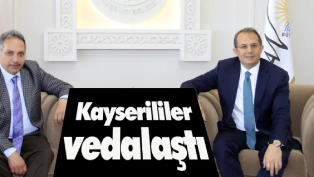 Kayserililer vedalaştı