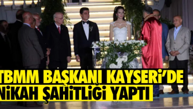 Meclis Başkanı Kahraman nikah şahitliği yaptı