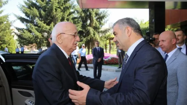 TBMM Başkanı Kahraman, Başkan Çelik'i ziyaret etti