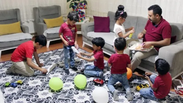 Yozgatlı beşizlere yaş günü kutlaması