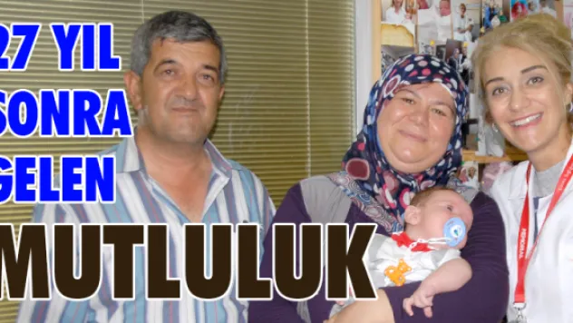 27 yıl sonra gelen mutluluk