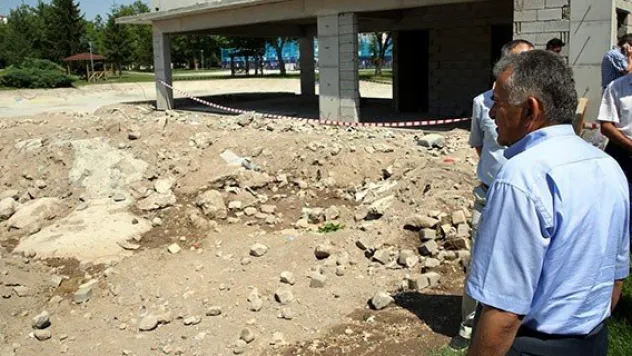 Başkan Büyükkılıç sosyal tesis inşaatı gezdi