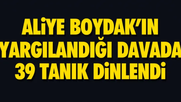 Duruşma gece yarısı 3'te sona erdi