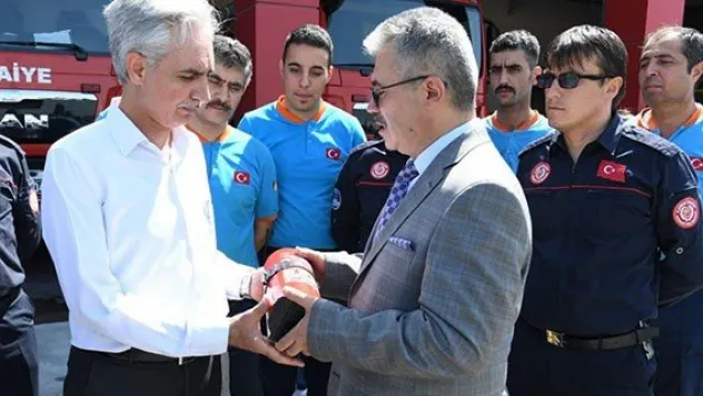 İtfaiye gönüllülerinden OSB'ye anlamlı ziyaret