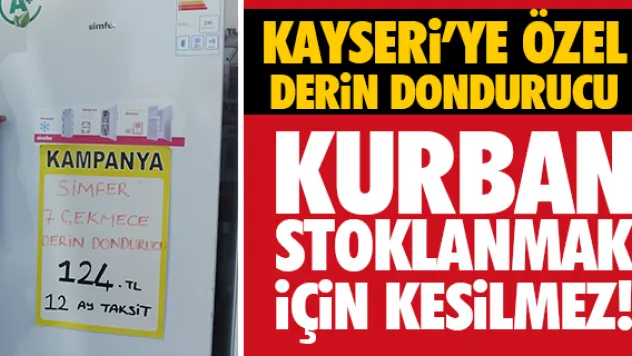 KAYSERi'YE ÖZEL DERiN DONDURUCU