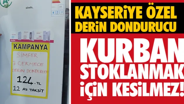 KAYSERi'YE ÖZEL DERiN DONDURUCU