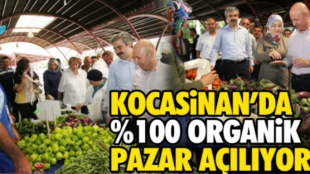 Kocasinan'da yüzde 100 organik pazar açılıyor