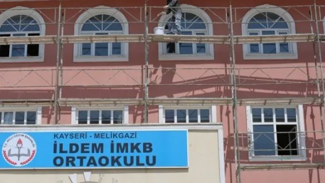 Melikgazi'den okullara hizmet