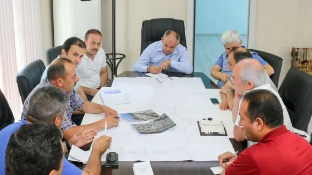 Yahyalı'da doğalgaz çalışmaları değerlendirildi