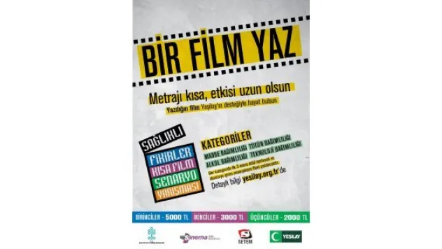 Yeşilay'dan bağımlılık temalı senaryo yarışması