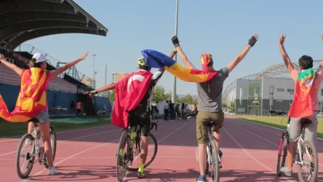 Avrupalı Gençler Kayseri'de bisiklet eğitimi aldı