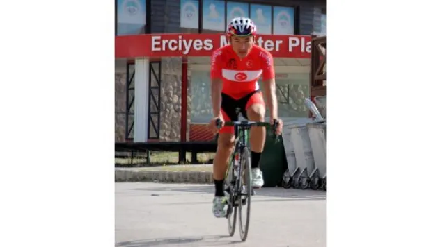 Cumhurbaşkanlığı Bisiklet Turu'na Erciyes'te hazırlanıyor