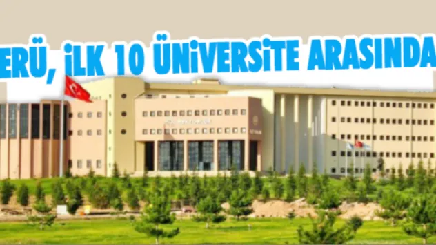 ERÜ, İlk 10 üniversite arasında