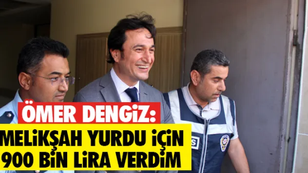 &quotMelikşah yurdu için 900 bin lira verdim&quot