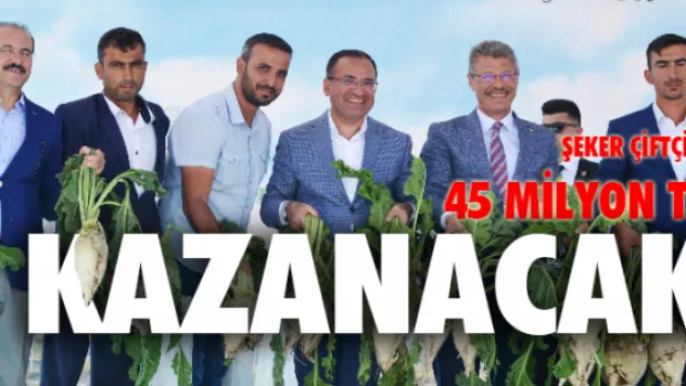 Şeker çiftçisi 45 milyon TL kazanacak