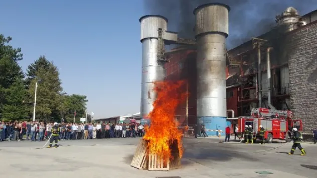 Şeker'de acil durum ve yangın tatbikatı