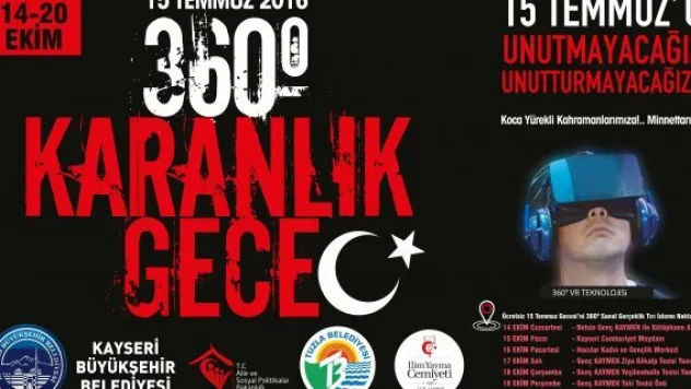 15 Temmuz Sanal Gerçeklik Tırı Kayseri'ye geliyor