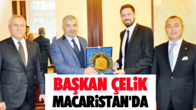 Başkan Çelik Macaristan'da