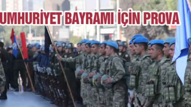 Cumhuriyet Bayramı için  prova