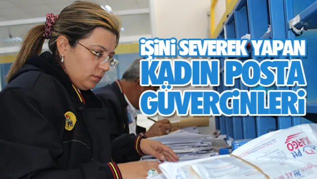 İŞİNİ SEVEREK YAPAN KADIN POSTA GÜVERCİNLERİ