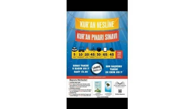 Kur'an Nesline Kur'an Pınarı Sınavı'