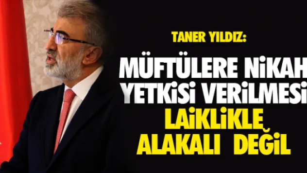 TANER YILDIZ'DAN NİKAH AÇIKLAMASI