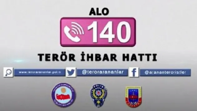 'Alo 140' Terör İhbar Hattı kuruldu
