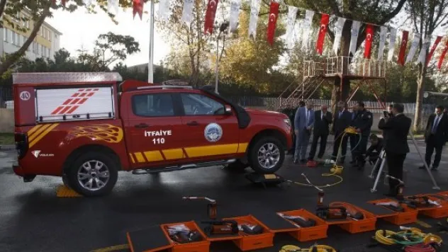 Büyükşehir itfaiyesine yeni araç ve ekipman